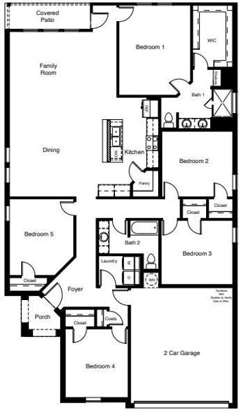 D.R. Horton's Jaxson floorplan - All Home and community information, including pricing, included features, terms, availability and amenities, are subject to change at any time without notice or obligation. All Drawings, pictures, photographs, video, square footages, floor plans, elevations, features, colors and sizes are approximate for illustration purposes only and will vary from the homes as built.