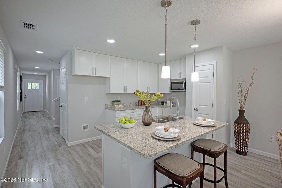 Furnished interior view inside a new home in , Jacksonville (Image 7).