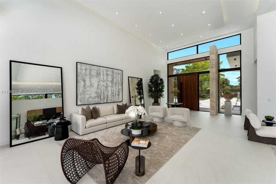 Furnished interior view inside a new home in , Miami (Image 7).