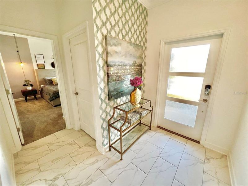 Furnished interior view inside a new home in , Davenport (Image 9).