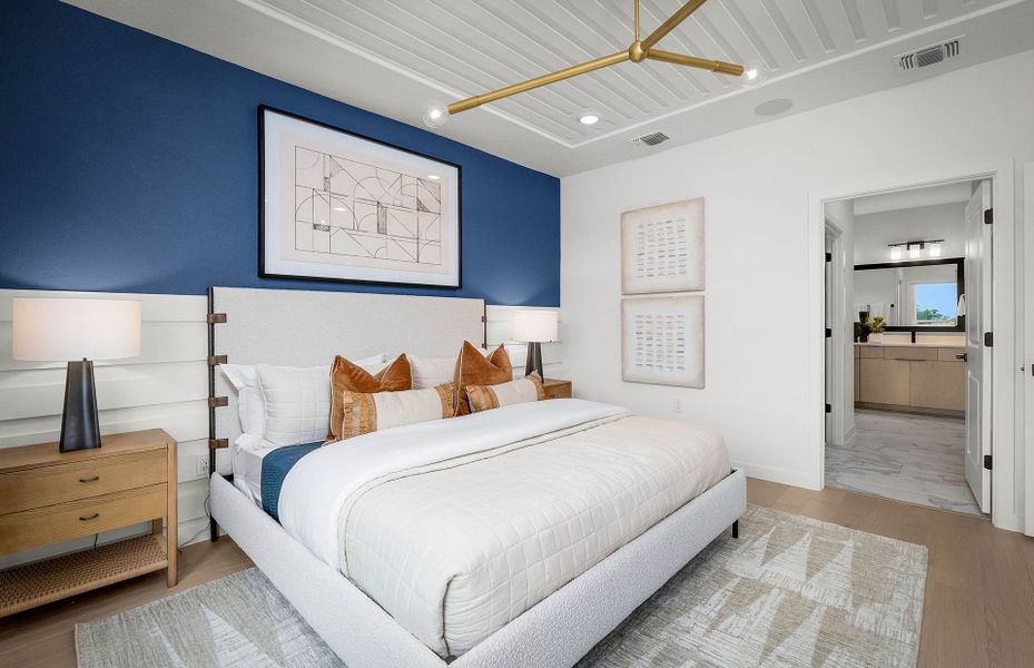 Representative furnished interior of a home built from the Hallmark by Del Webb in Del Webb Austin at Lost Pines, Bastrop (Image 16).