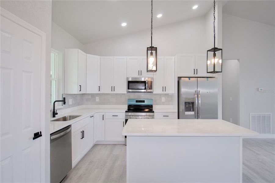 Furnished interior view inside a new home in , Sebring (Image 7).