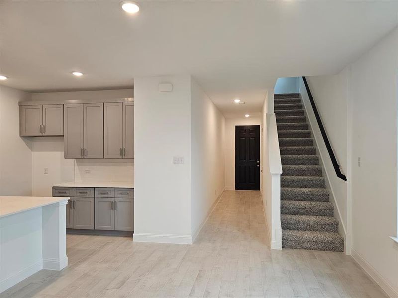 Large Living and Dinning Room with an open kitchen