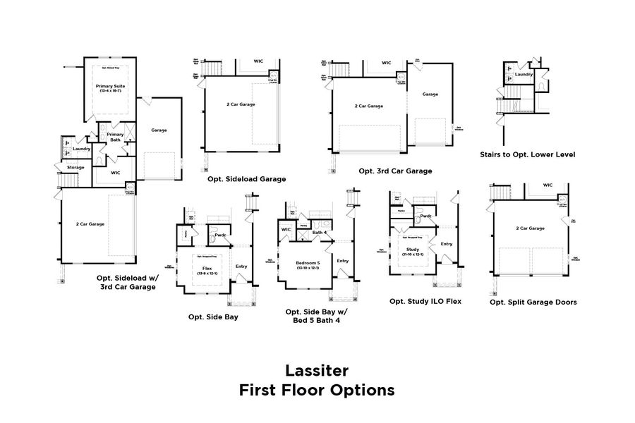 2D floor plan layout for the Lassiter by DRB Homes in Bellerose, Gibsonville, NC (Image 4). 2D floor plan layout for the Lassiter by DRB Homes in Bellerose, Gibsonville, NC (Image 4).