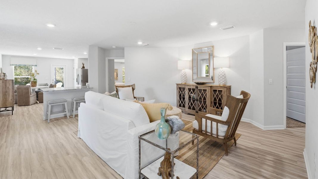 Furnished interior view inside a new home in Chateau Nemours, Port Saint Joe (Image 7).