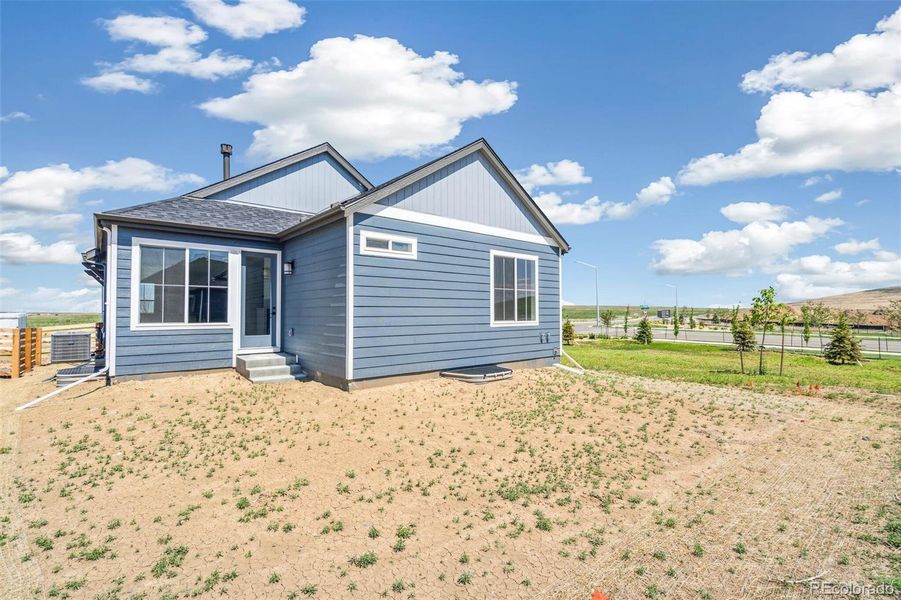 Exterior details and patio area of a home in Legato, Commerce City (Image 4).