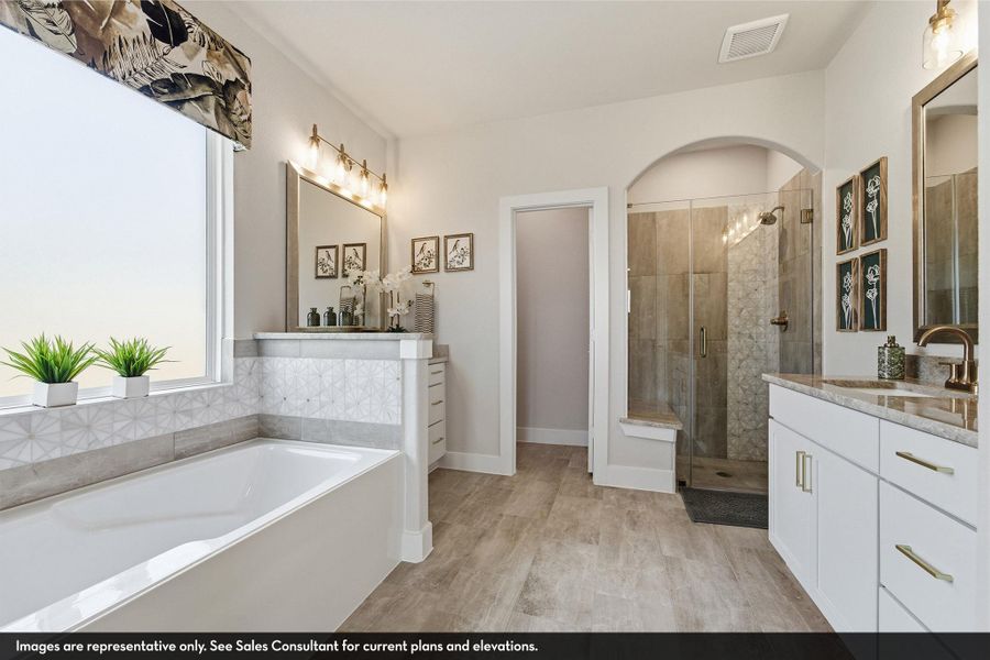 Furnished interior view inside a new home in Bay Creek, Baytown (Image 34).