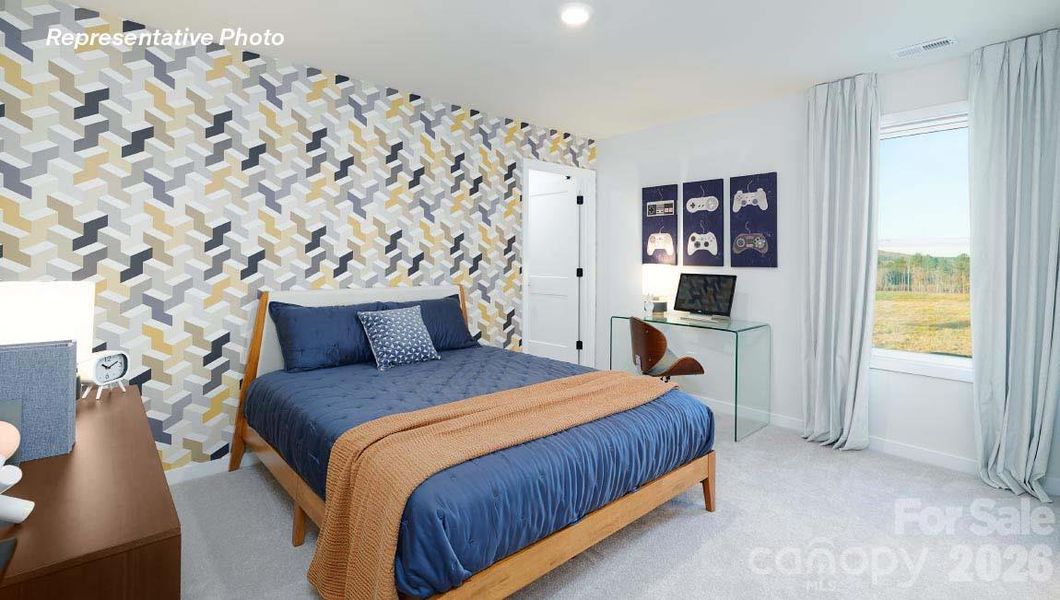 Furnished interior view inside a new home in Westport, York (Image 23).