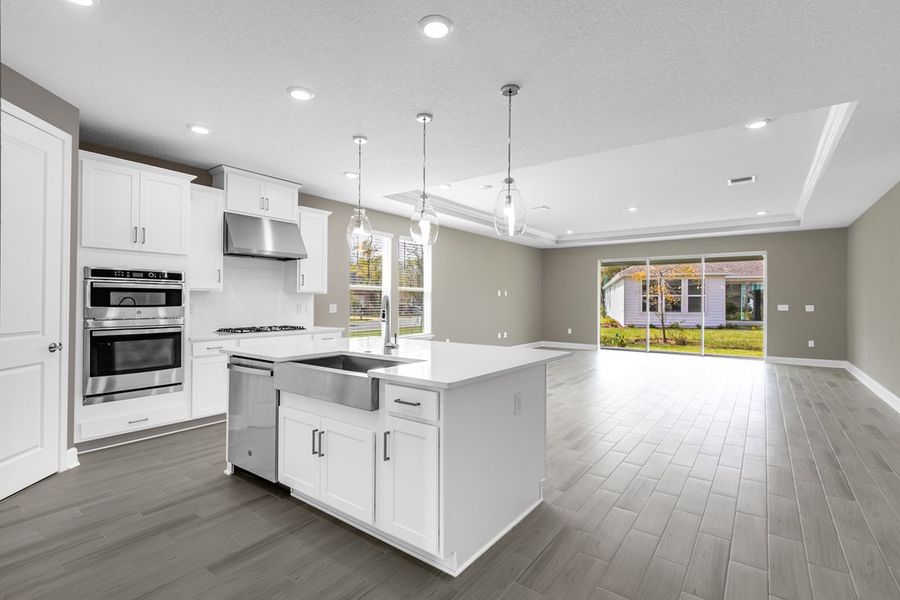 Furnished interior in a model home at Osprey Cove in St. Marys (Image 19).