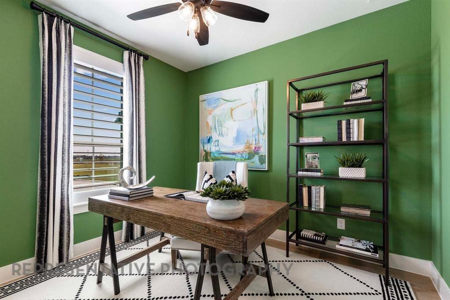 Furnished interior view inside a new home in Mosaic: 40ft. lots, Celina (Image 5).