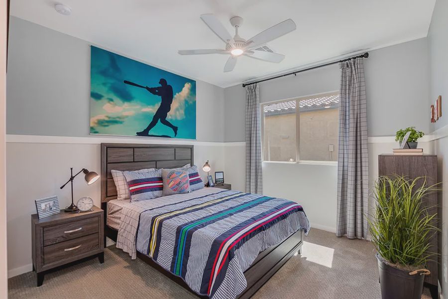 Representative furnished interior of a home built from the Crystal by Elliott Homes in Forté at Granite Vista, Waddell (Image 17).