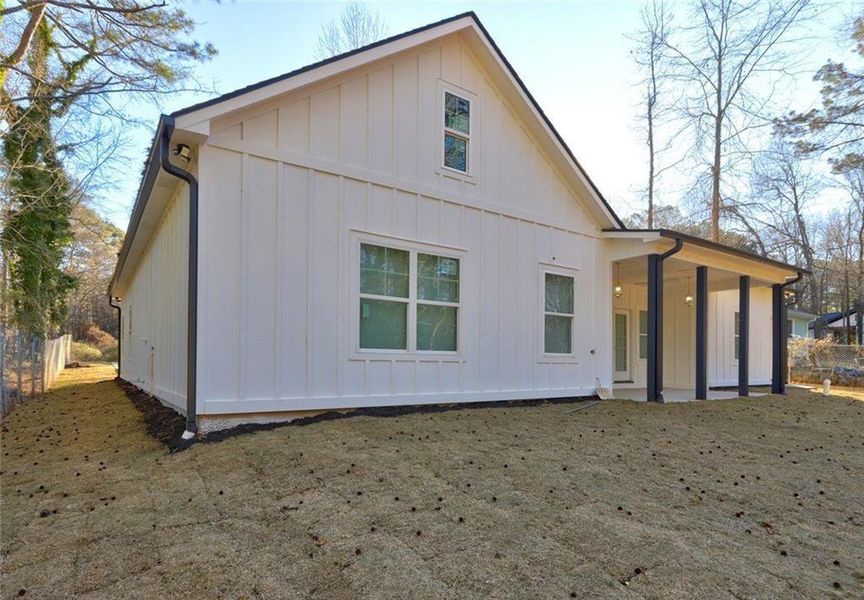 Exterior details and patio area of a home in , Atlanta (Image 3).