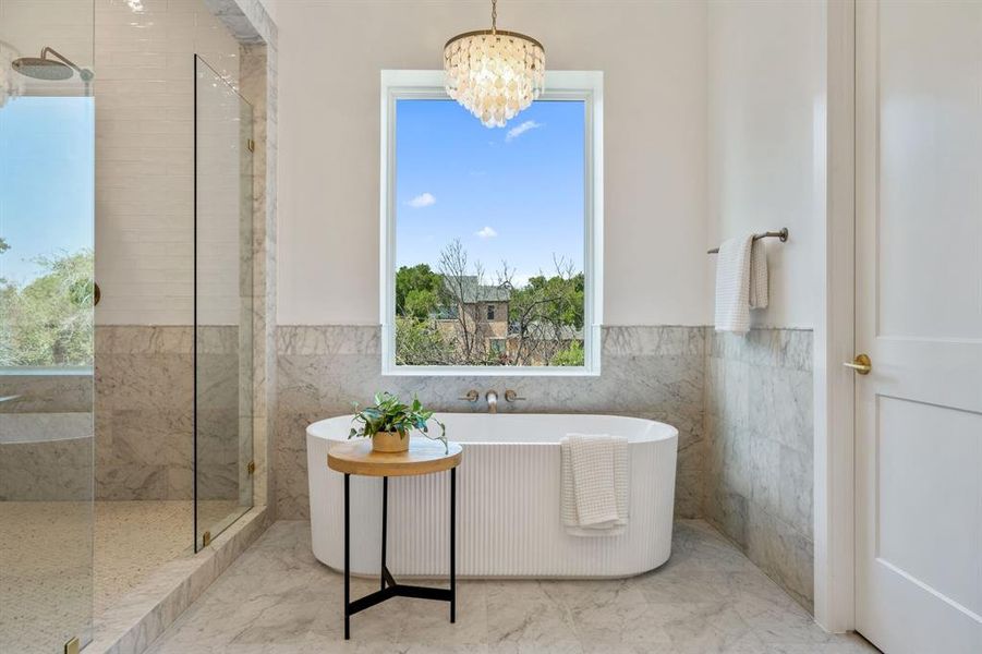 Furnished interior view inside a new home in , Dallas (Image 9).