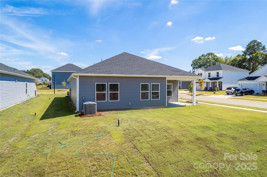 Exterior details and patio area of a home in Oxford Station, Salisbury (Image 23). Exterior details and patio area of a home in Oxford Station, Salisbury (Image 23).