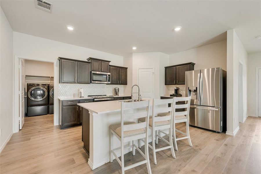 Furnished interior view inside a new home in , Princeton (Image 12).