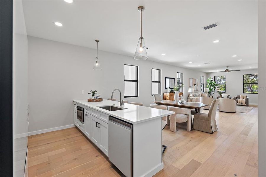 Furnished interior view inside a new home in , St. Petersburg (Image 13).