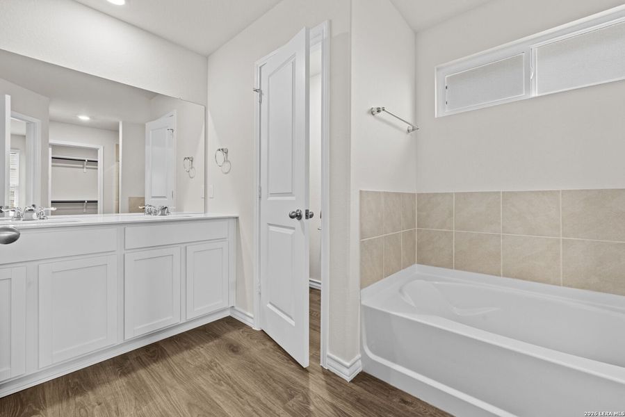 Furnished interior view inside a new home in Redbird Ranch, San Antonio (Image 9).