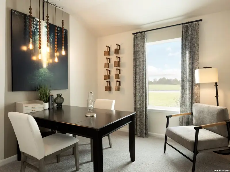 Furnished interior view inside a new home in Royal Crest, San Antonio (Image 3).