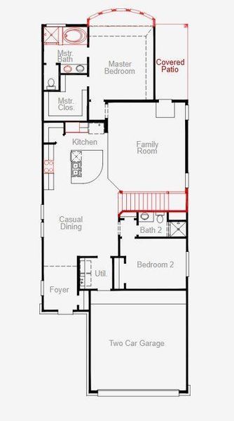2D floor plan layout of this home in Candela, Richmond, TX (Image 3). 2D floor plan layout of this home in Candela, Richmond, TX (Image 3).