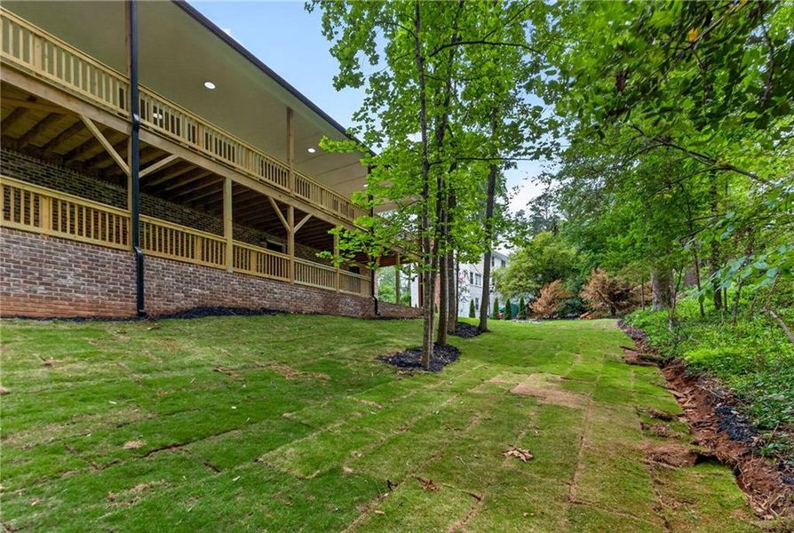 Exterior details and patio area of a home in , Cumming (Image 34).