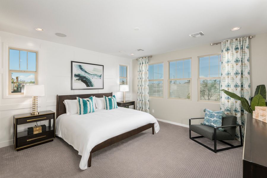 Representative furnished interior of a home built from the Savannah by Beazer Homes in Marbella at Windrose, Waddell (Image 14). Representative furnished interior of a home built from the Savannah by Beazer Homes in Marbella at Windrose, Waddell (Image 14).