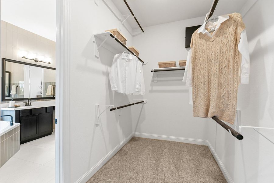 Furnished interior view inside a new home in Beamer Villas, Friendswood (Image 12).