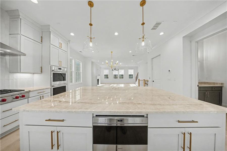 Furnished interior view inside a new home in Mayfair on Main, Alpharetta (Image 32).