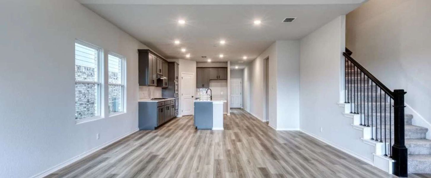 Representative furnished interior of a home built from the Yaupon by Ashton Woods in Arcadia Ridge, San Antonio (Image 5).