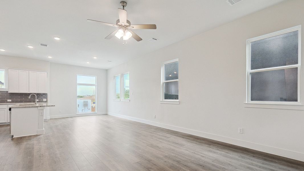 Representative furnished interior of a home built from the Reese by DRB Homes in Collin Creek, Plano (Image 8).