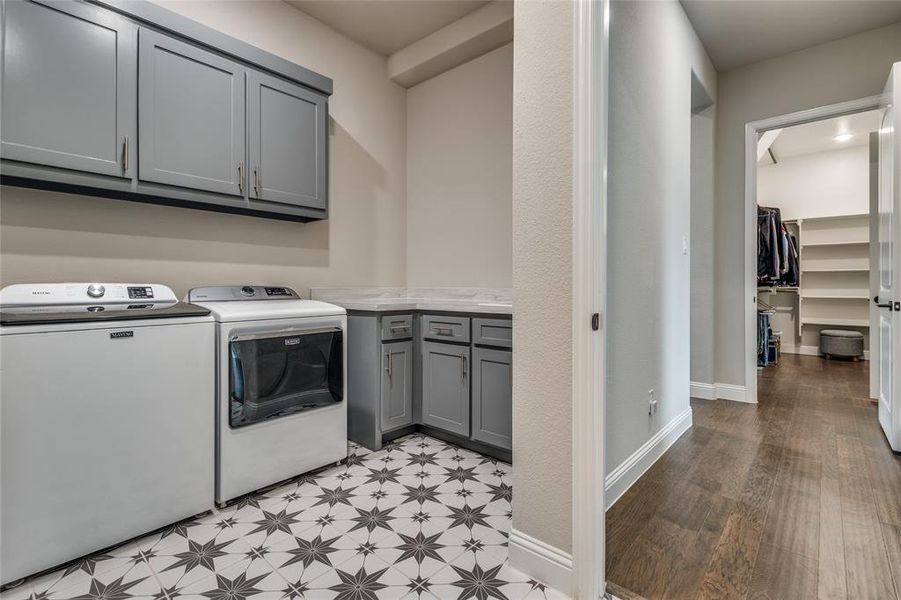 Furnished interior view inside a new home in , Flower Mound (Image 22).