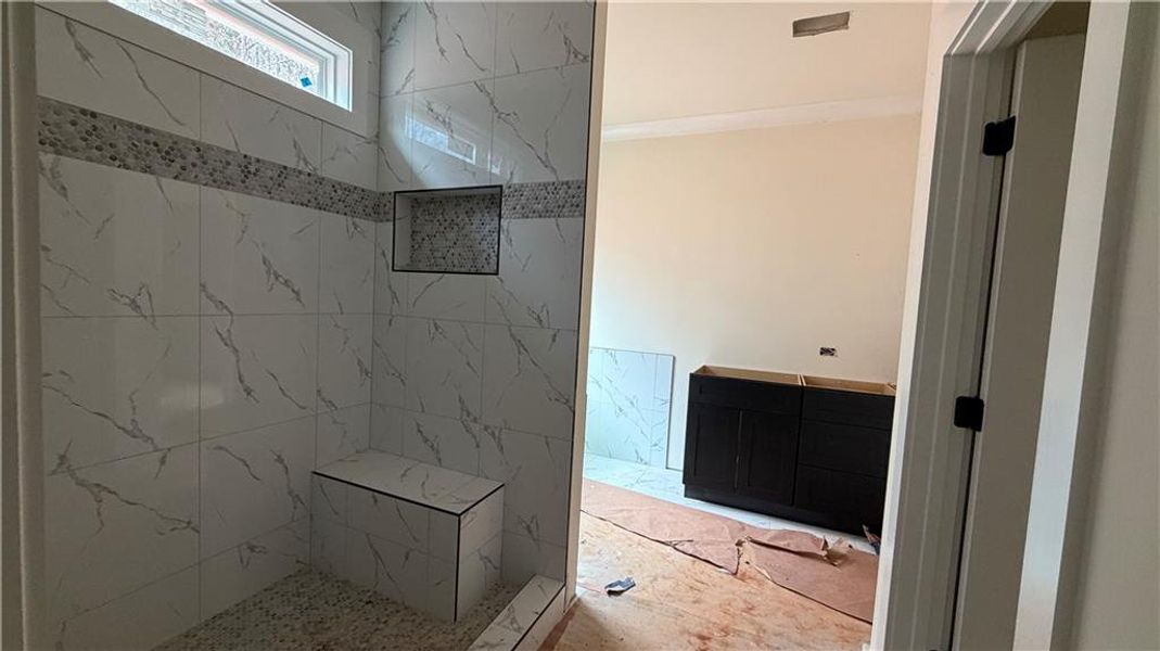 In-progress construction of a new home in , Maysville, GA (Image 22).