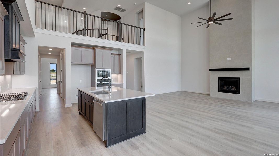 Furnished interior view inside a new home in Haby Hill, San Antonio (Image 13).