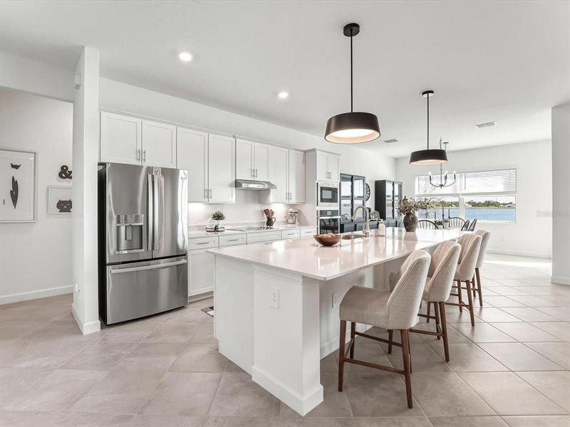 Furnished interior view inside a new home in , Englewood (Image 7).