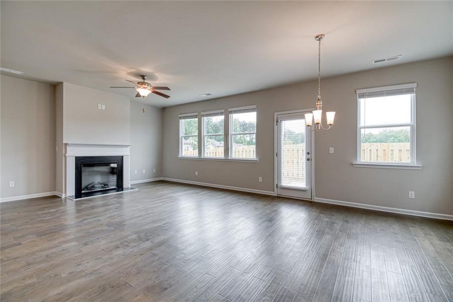Spacious, unfurnished interior of a new home in Alcovy Village, Lawrenceville (Image 18).