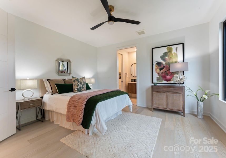 Furnished interior view inside a new home in , Charlotte (Image 10).