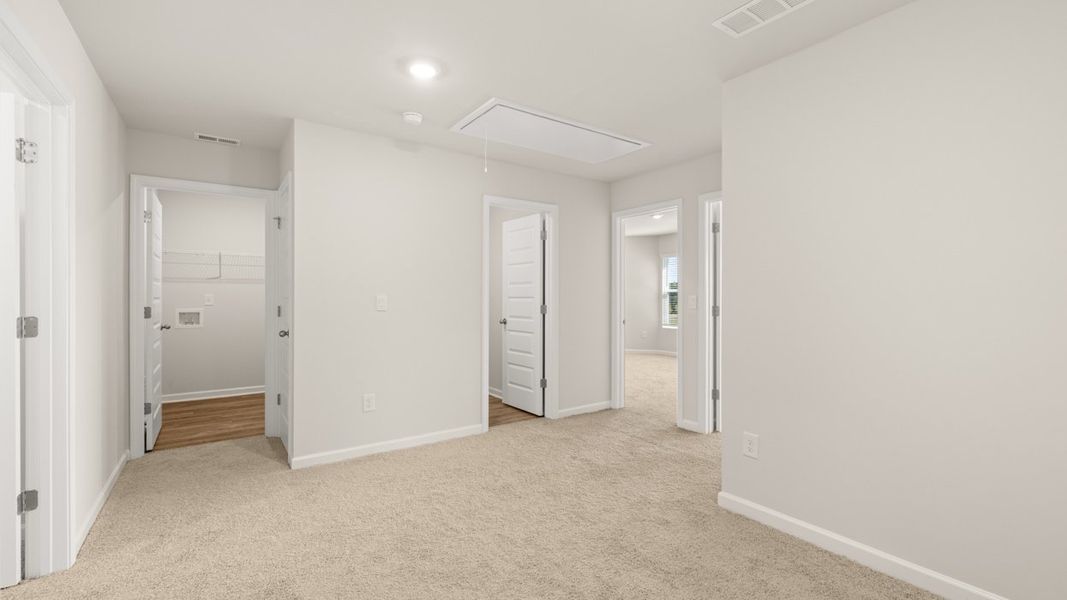 Representative unfurnished interior of a home built from the Ashton by D.R. Horton in Brookland Commons, Monroe (Image 20).