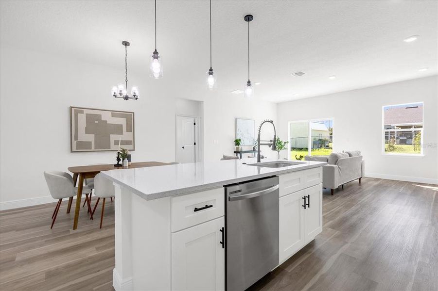 Furnished interior view inside a new home in , Ocala (Image 6). Furnished interior view inside a new home in , Ocala (Image 6).