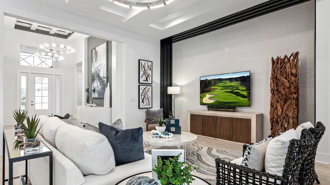 Furnished interior view inside a new home in Astor Creek Golf & Country Club, Port St. Lucie (Image 9).