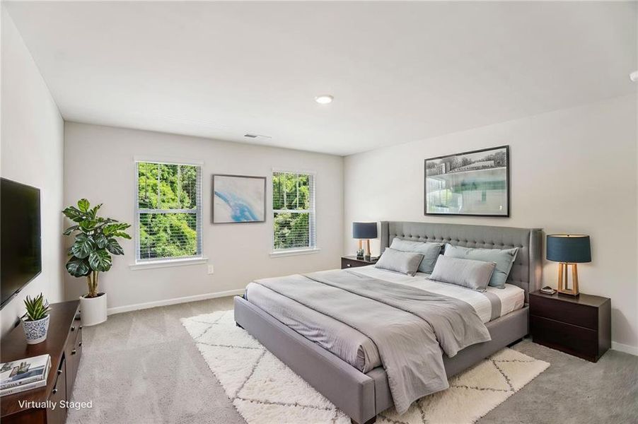 Furnished interior view inside a new home in Avalon - Vista Series, Conyers (Image 14).