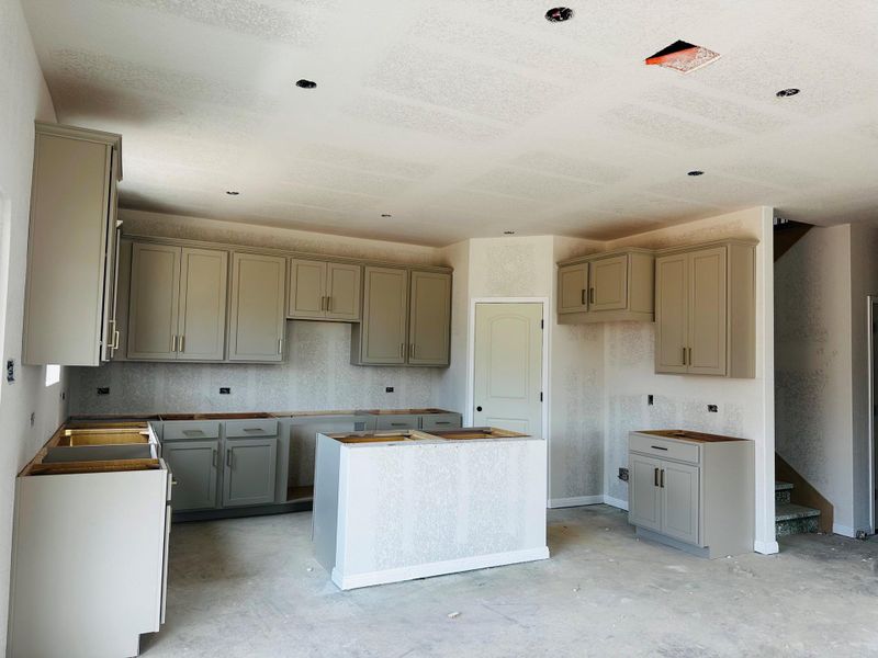 In-progress construction of a new home in Patterson Ranch, Georgetown, TX (Image 23).