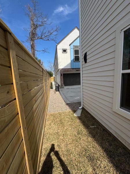Exterior details and patio area of a home in , Houston (Image 26).