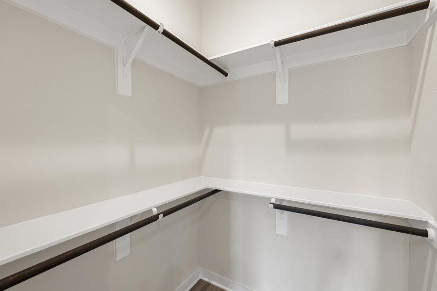 View of spacious closet