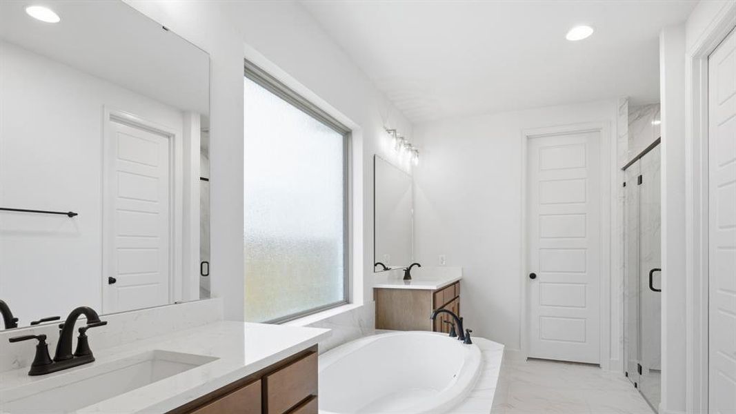 Furnished interior view inside a new home in The Heights at Uptown Celina, Celina (Image 15).
