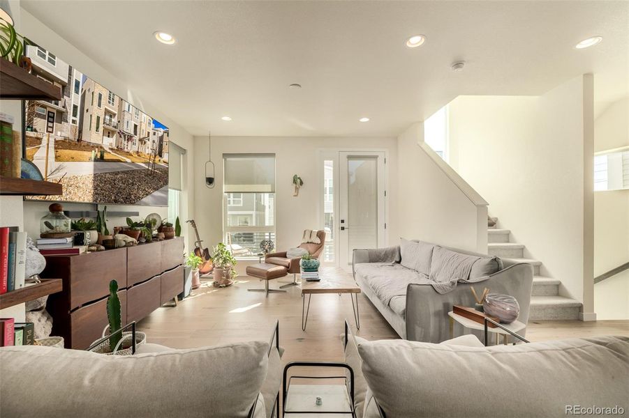 Furnished interior view inside a new home in Haskins Station, Arvada (Image 4).
