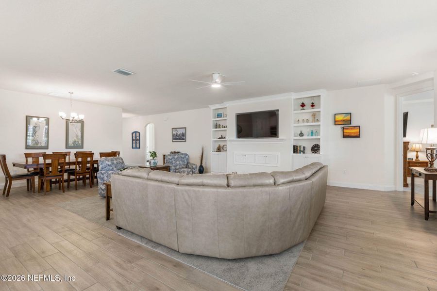 Furnished interior view inside a new home in , Ormond Beach (Image 8). Furnished interior view inside a new home in , Ormond Beach (Image 8).