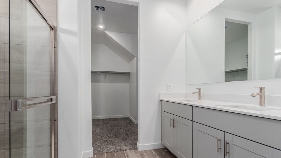 Representative furnished interior of a home built from the River by D.R. Horton in The Oasis at Rocking K, Vail (Image 7).