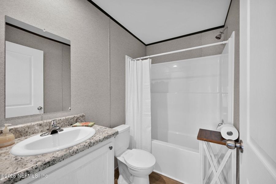 Furnished interior view inside a new home in , Hawthorne (Image 9).