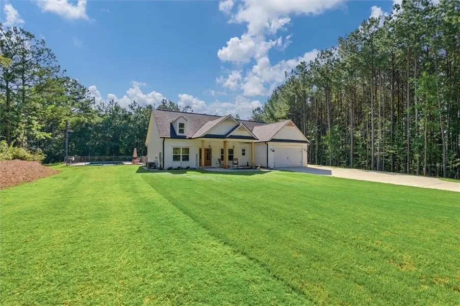 Exterior details and patio area of a home in , Rockmart (Image 3). Exterior details and patio area of a home in , Rockmart (Image 3).