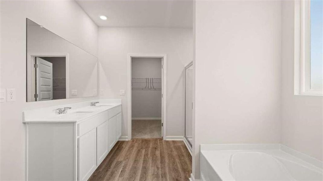 Furnished interior view inside a new home in Preserve at Dove Creek, Statham (Image 13).