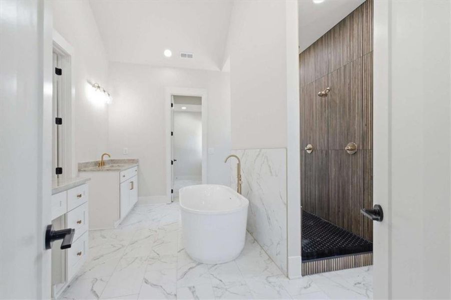 Furnished interior view inside a new home in , Carrollton (Image 45).